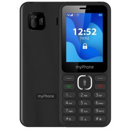 Мобилен телефон myPhone 6320, Dual SIM, Черен