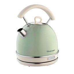 Електрическа кана, тип чайник Vintage Ariete, 1.7 l, Цвят Зелен