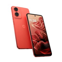 Смартфон Motorola moto g35 5G, 256GB, 4GB RAM, Dual SIM, Цвят Червен