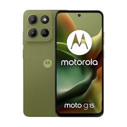 Смартфон Motorola moto g15, 128GB, 4GB RAM, Dual SIM, Цвят Зелен