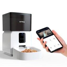 Диспенсър за храна с WiFi приложение и камера MYNA