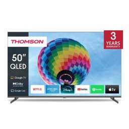 Телевизор Thomson 50", QLED, Google TV, Side Feet