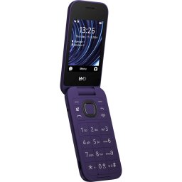 Мобилен телефон HMD 2660 Flip, Dual SIM, Цвят Виолетов