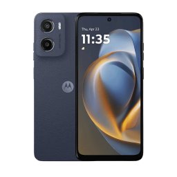Смартфон Motorola moto e15, 64GB, 2GB RAM, Dual SIM, Цвят Тъмно син