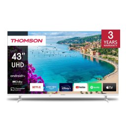 Телевизор Thomson 43", 4K Ultra HD, Android TV, Direct LED, 60Hz