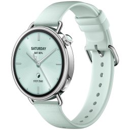 Смарт часовник Xiaomi Watch S4 , 41mm, Цвят Mint Green