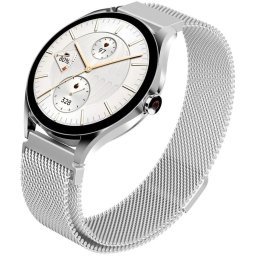 Смарт часовник HiFuture Aura2 Rose Gold ,1.32" AMOLED дисплей, Цвят Silver