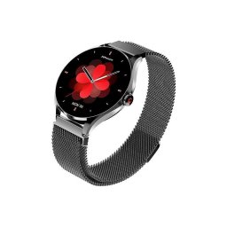 Смарт часовник HiFuture Aura2 Rose Gold ,1.32" AMOLED дисплей, Цвят Black