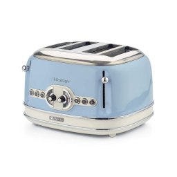 Тостер Ariete Vintage, 4 филии, Цвят Син