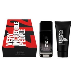 Carolina Herrera 212 Vip Black Gift Set - EDP 100 ml + Shower Gel 100 ml за мъже