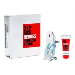 Carolina Herrera 212 Heroes Gift Set - EDT 90 ml + Shower Gel 100 ml за мъже