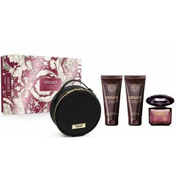 Versace Crystal Noir - EDP 90 ml + Body Lotion 100 ml + Shower Gel 100 ml + Bag за жени