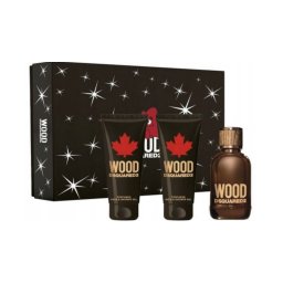 Dsquared2 Wood for Him - EDT 100 ml + After Shave Balm 100 ml + Shower Gel 100 ml за мъже