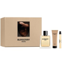 Burberry Hero Gift Set EDT 100 ml + Shower Gel 75 ml + EDT 10 ml за мъже