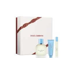 Dolce & Gabbana Light Blue Pour Homme 2025 Gift Set - EDT 100 ml + Shower Gel 50 ml + EDT 10 ml за мъже