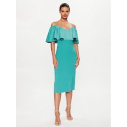 PINKO Коктейлна рокля La Carlota 100034 A0GI Електриков Regular Fit