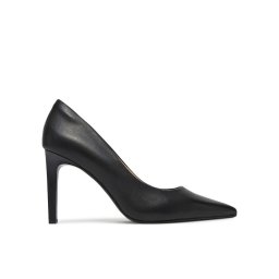 Calvin Klein Обувки на ток Pump 90 Pointy Hw Bar Lth HW0HW02527 Черен