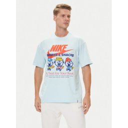 Nike Тишърт HJ0754 Светлосиньо Regular Fit