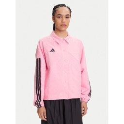 adidas Преходно яке Tiro x Common Goal Coaches JL7648 Розов Loose Fit
