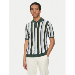 Liu Jo Тениска с яка и копчета QA5031 MA71P Зелен Regular Fit