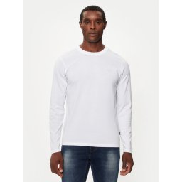 JOOP! Jeans Тениска с дълъг ръкав 30033284 Бял Modern Fit