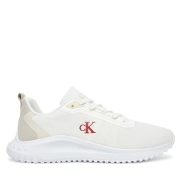 Сникърси Calvin Klein Jeans Eva Runner Mix Mesh YM0YM01285 Бял