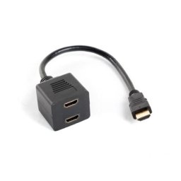 Адаптер Lanberg adapter HDMI-A (m) -> HDMI-A (f) x2 splitter, 20cm cable