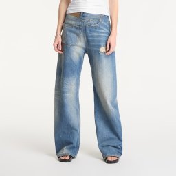 Дънки MM6 Twist Wide Leg Jeans Dark Grey Melange/ Brown 28