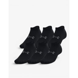 UNDER ARMOUR Essential No Show 6pk Black