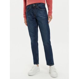 Lee Дънки Rider 112355235 Тъмносин Straight Fit