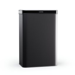 Klarstein Touchless, сензорен кош за отпадъци, 60 л, неръждаема стомана, плавно затваряне, захранване с батерии, LED дисплей, таймер (KG30-60l-bl)