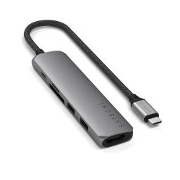Adapter 6-in-1 USB-C Slim Multiport Space Grey
