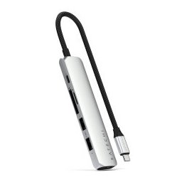 Adapter 6-in-1 USB-C Slim Multiport Silver