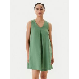 United Colors Of Benetton Лятна рокля 4AGHDV0AX Зелен Relaxed Fit