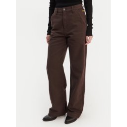 G-Star Raw Текстилни панталони Deck 2.0 D26432-E078 Кафяв Wide Leg