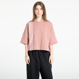 Тениска adidas Off Placed 3-Stripes T-Shirt Warm Clay XS