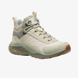 Сникърси KEEN Leiki Leather Mid Wp Women Birch/ Lily Pad EUR 38.5
