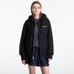 Суитшърт Calvin Klein LS Prm Tery Script FZ Hoodie Black M