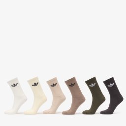 Чорапи adidas Trefoil Crew Sock Cushion 6-Pack Cloud White XL