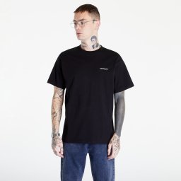 Тениска Carhartt WIP S/S Script Embroidery T-Shirt Black/ White XS