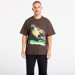 Тениска PLEASURES Domination T-Shirt Brown S