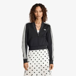 Суитшърт adidas V-Neck Superstar Track Top Black S