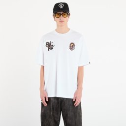 Тениска BAPE® x FOOTSHOP - Scribble Logo Tee White XXL