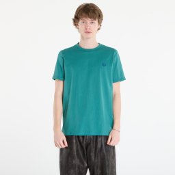 Тениска FRED PERRY Ringer T-Shirt Deep Mint M