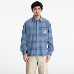 Риза Carhartt WIP L/S Wilber Shirt UNISEX Wilber Check/ Velvet Blue XXL