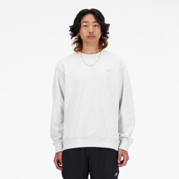 Суитшърт New Balance Athletics French Terry Crew Ash Heather Ahh M