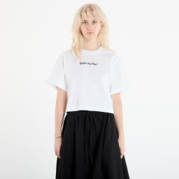 Тениска Off-White Embr Arrow Script Crop Tee White/ Black XS