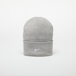 Шапка Nike Peak Swoosh Beanie Dk Grey Heather/ White Universal