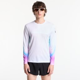 Тениска SOAR Ls Hot Weather T White/ Blue M