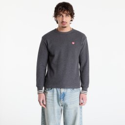Пуловер HUMAN MADE Thermal L/S T-Shirt UNISEX Charcoal L